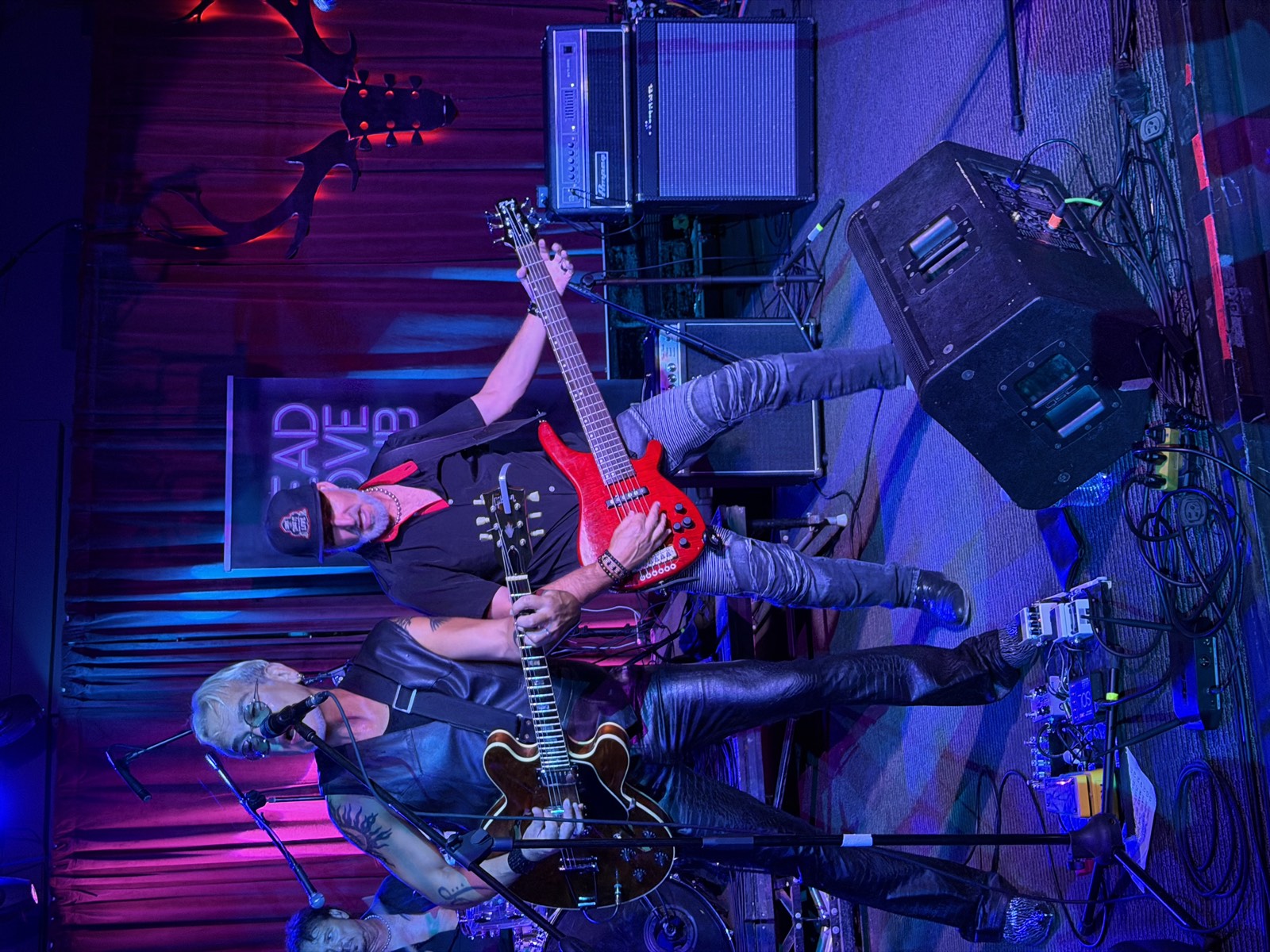 Rik Avalos Band performing at Buck's Backyard, Buda TX